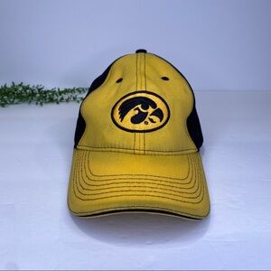 Iowa Hawkeyes Adjustable Baseball Cap Yellow & Black Embroidered